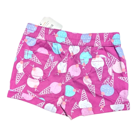 Gymboree Girls 12-18m Purple Ice Cream Shorts w/ Pockets - Picture 3 of 6